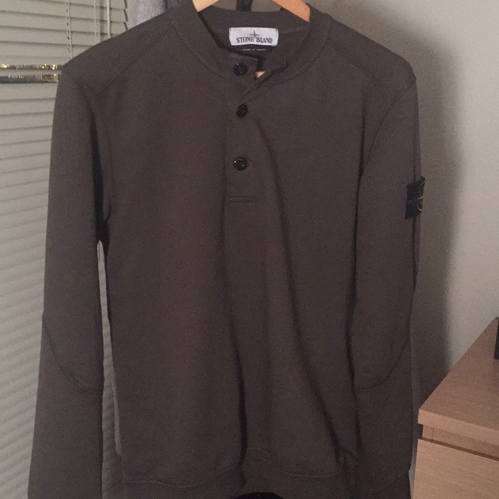 Stone Island Military Green Sweatshirt